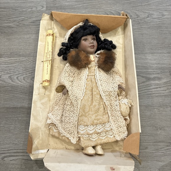 Collectors Choice Other - LE Collector's Choice Fine Bisque Poreclain Doll W Certificate Of Authenticity